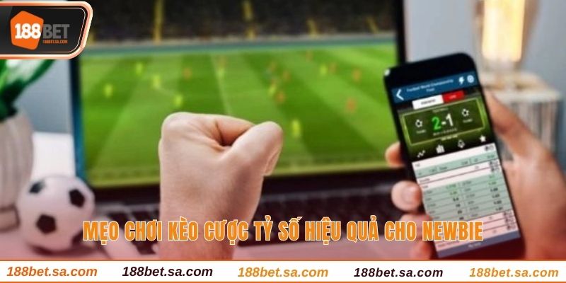 Mẹo chơi kèo cược tỷ số hiệu quả cho newbie